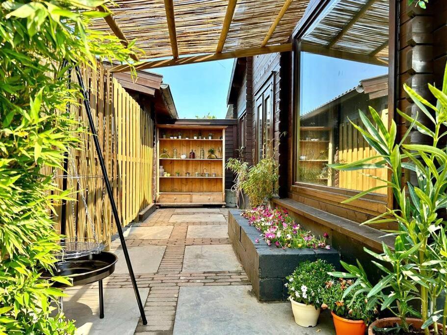 Jungle Style Lodge With Jacuzzi ,Sauna And Garden Near Amsterdam Vijfhuizen Zewnętrze zdjęcie